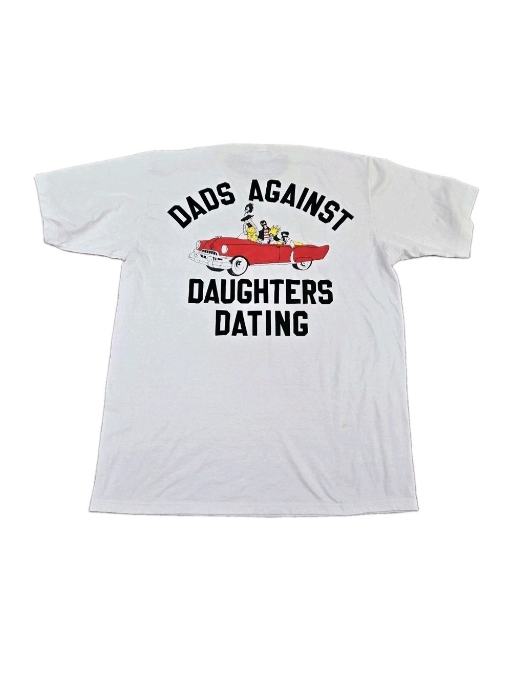 Vintage 90s Jerzees USA T-shirt XL D.A.D.D Dads Against Daughters Dating